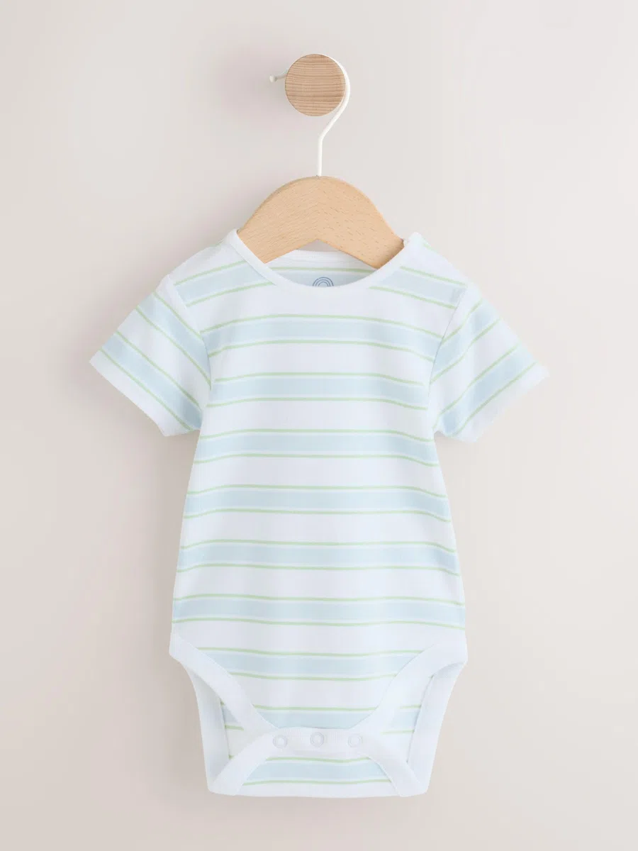 NEXT Baby Jungen Baby Latzhose aus Webmaterial und Bodysuit im Set