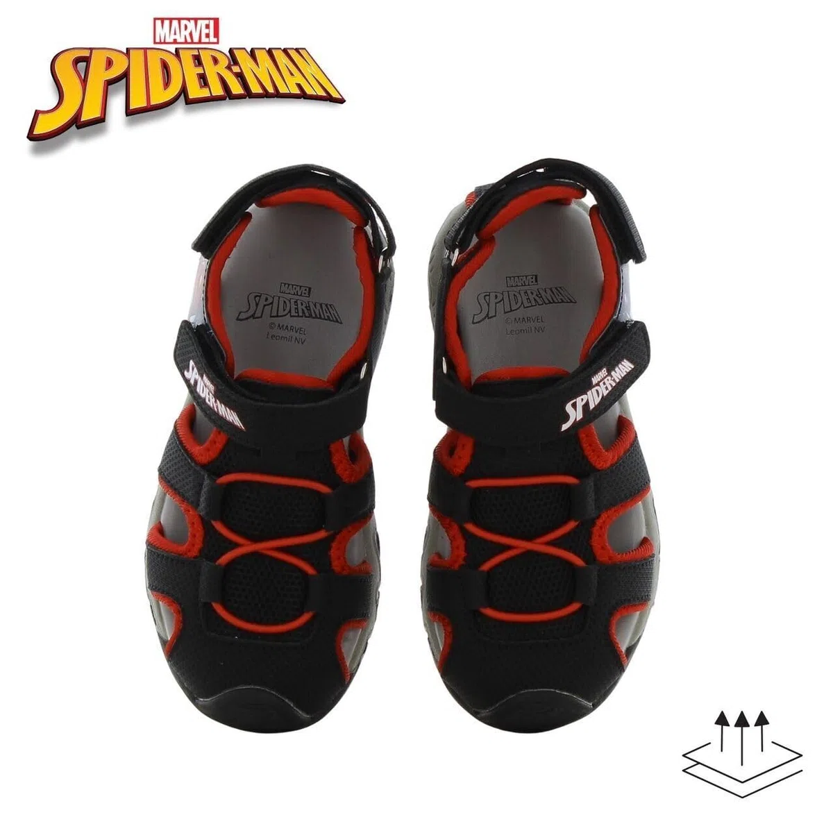 Leomil Spiderman Sandalen Jungen Spiderman Sandalen, Sommerschuhe Kinder