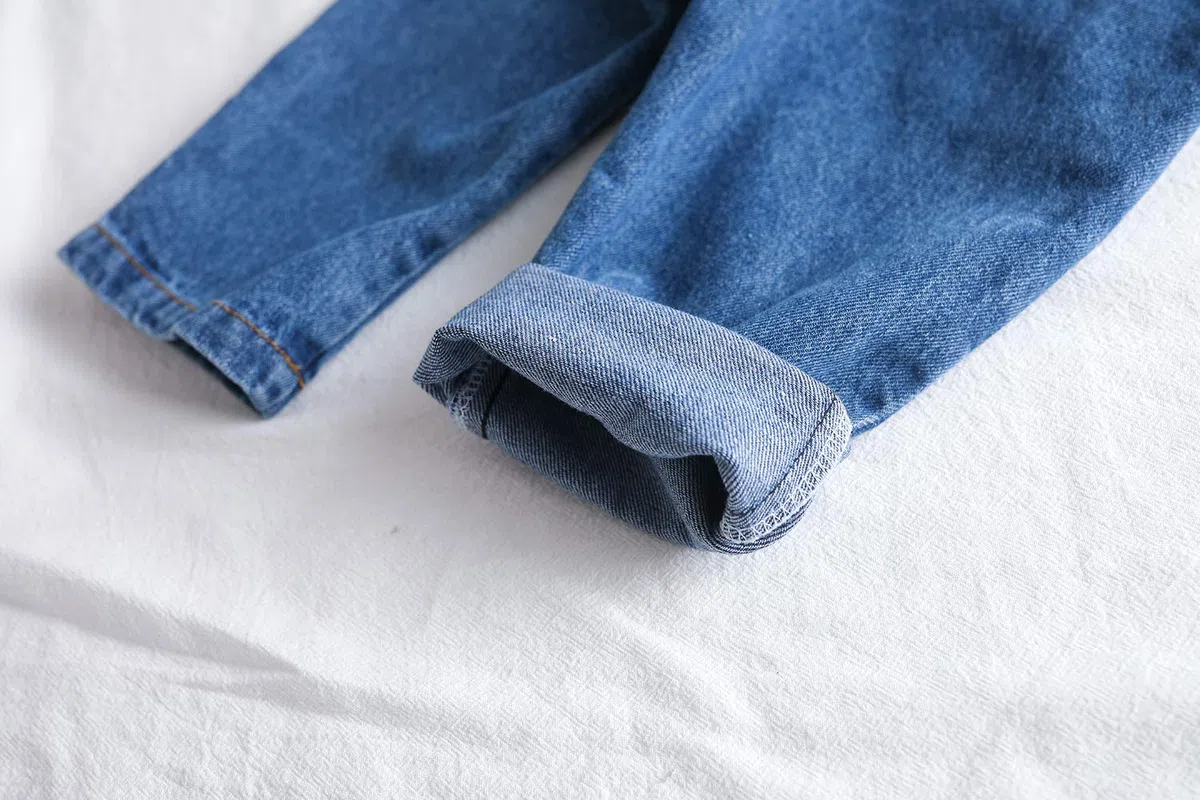 KIDSCOOL SPACE Baby Boy Girl Jean Overalls,Kleinkind zerrissene Denim süße Arbeitskleidung