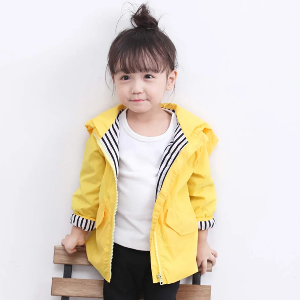 Zerodis Baby Enten Regenmantel Sommer Baby Mädchen Ente Wasserdichter Niedlicher Karikatur Hoodie Reißverschluss Leichter Regenbekleidung Mantel Outfit(100)