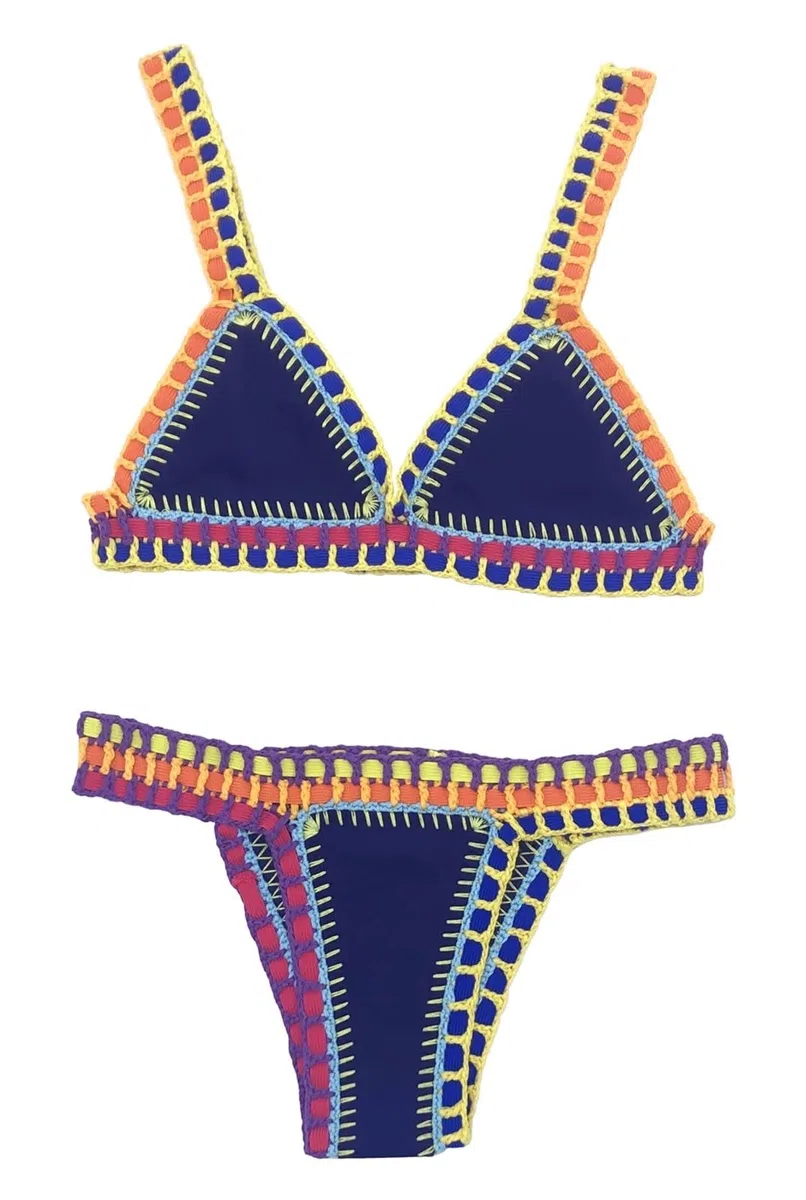 Bikini Damen Set Bikini Set Damen Badeanzug Bademode(Color 1,S)