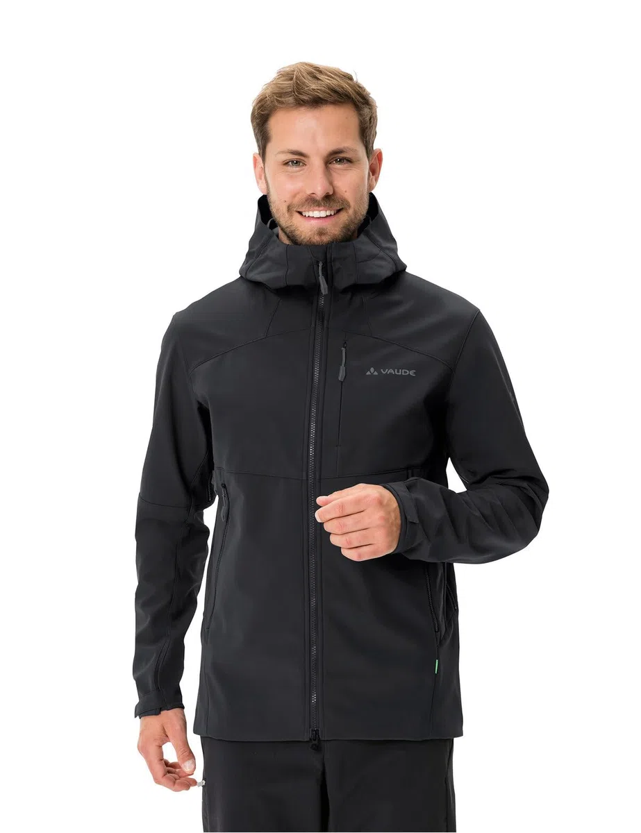 VAUDE Herren Shoftshelljacke Roccia Softshell Jacket II, 100% winddicht, atmungsaktiv, wasserabweisend