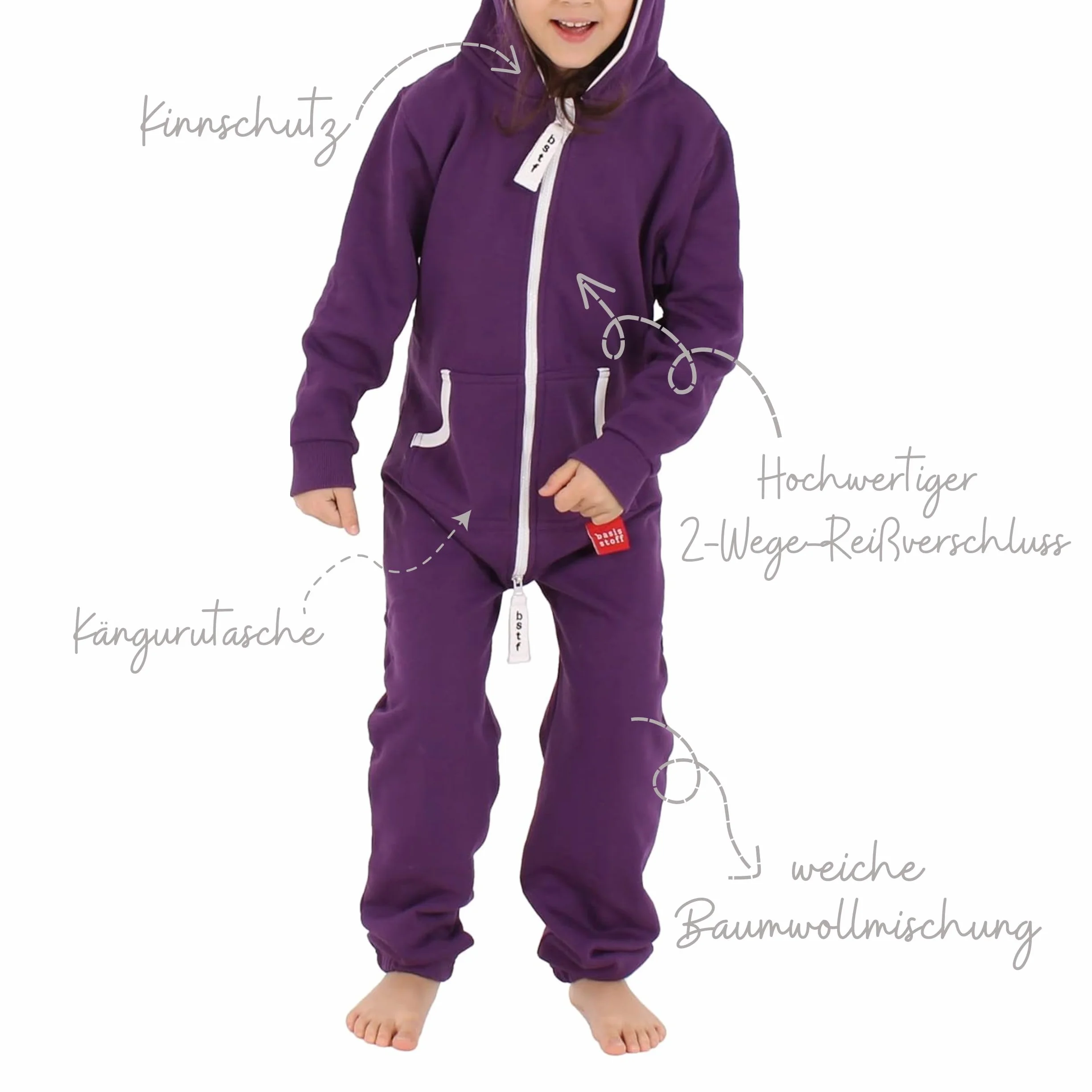 Yuppie Kinder Jumpsuit Jungen Mädchen Overall Onesie Anzug Kids