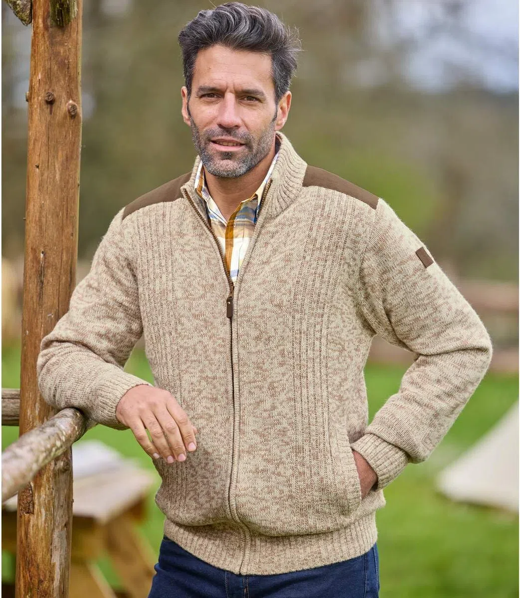 ATLAS FOR MEN - Cardigan Pullover Herren - Strickjacke - In großen Größen erhältlich