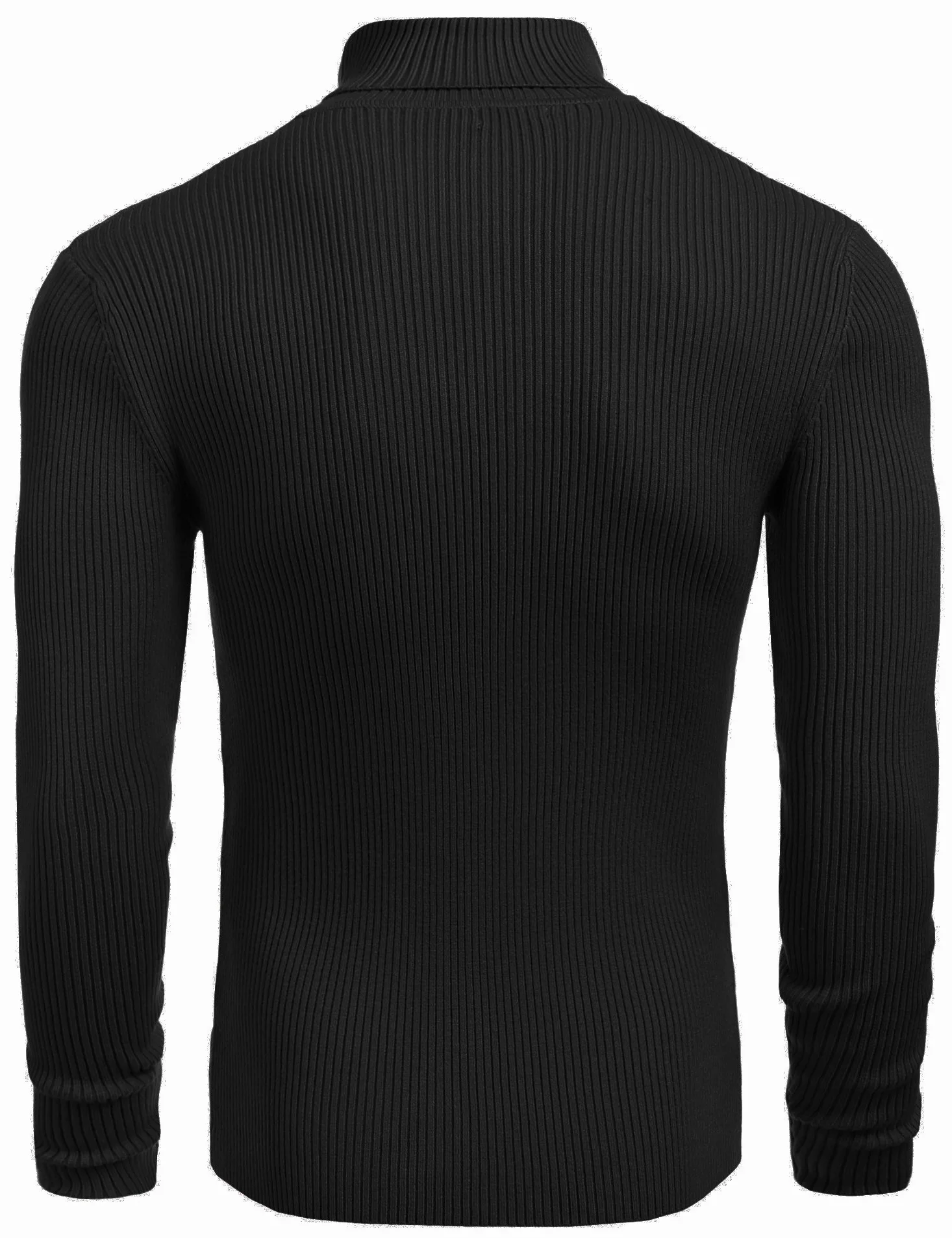 COOFANDY Herren Rollkragen Pullover Langarmshirt Feinstrick Sweater Rollkragen Freizeit Slim fit Basic Männer Pullover