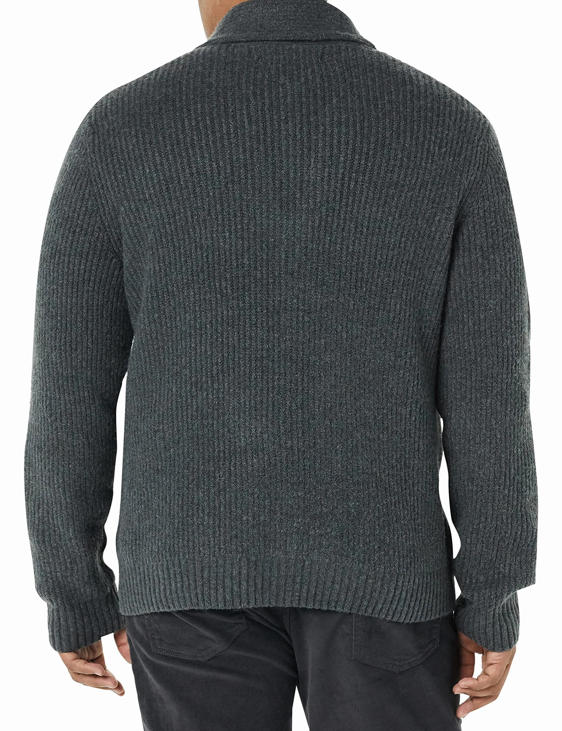 Amazon Essentials Herren Langärmliger Soft-Touch-Cardigan mit Schalkragen