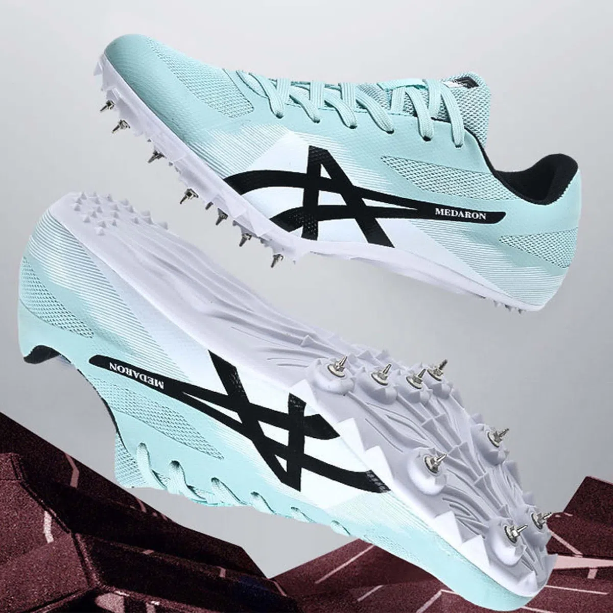 Leichtathletikschuhe 8 Nägel Unisex Atmungsaktive Leichte Jugendsportschuhe rutschfeste Sprint Schuhe Athletik Schuhe