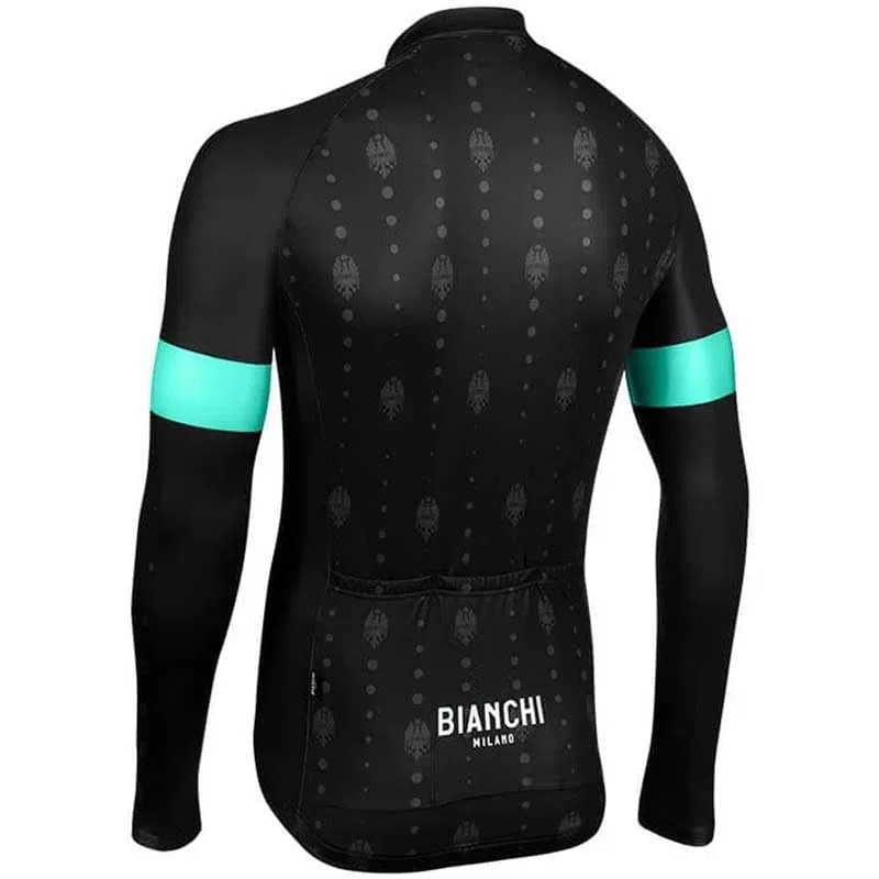 Herren Radsport Langarmtrikot 3D Pad Long Pant mit Windproof Moisture-Wicking Stretch Bequem