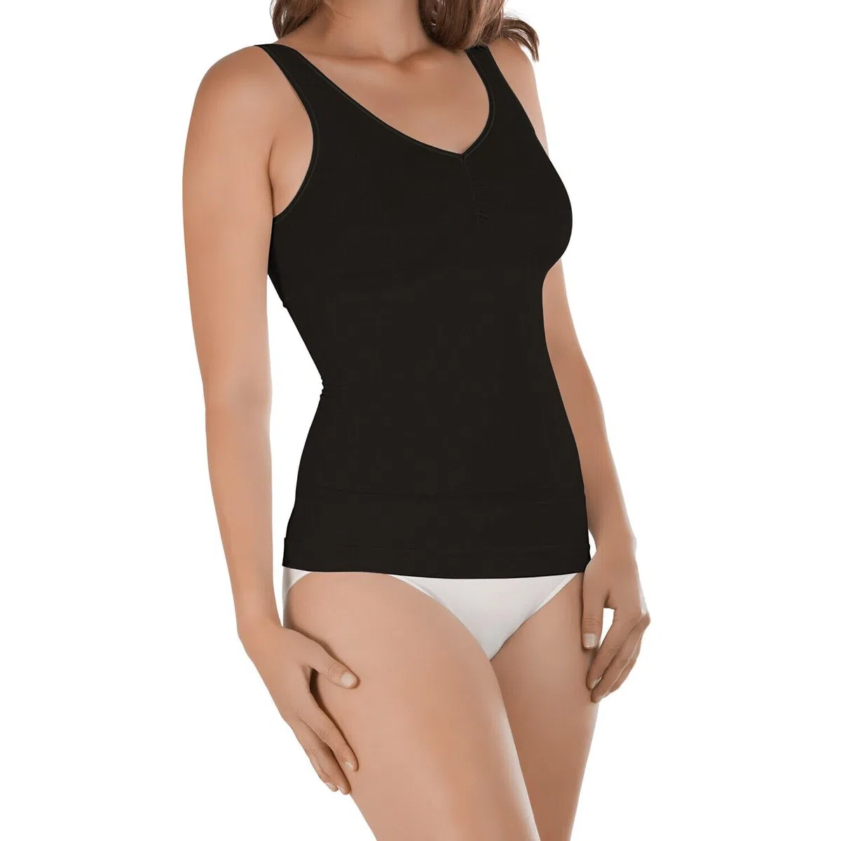 BestSale247 Damen Form-Top - Seamless Unterhemd mit Shaping-Effekt Shapewear Formendes Hemd