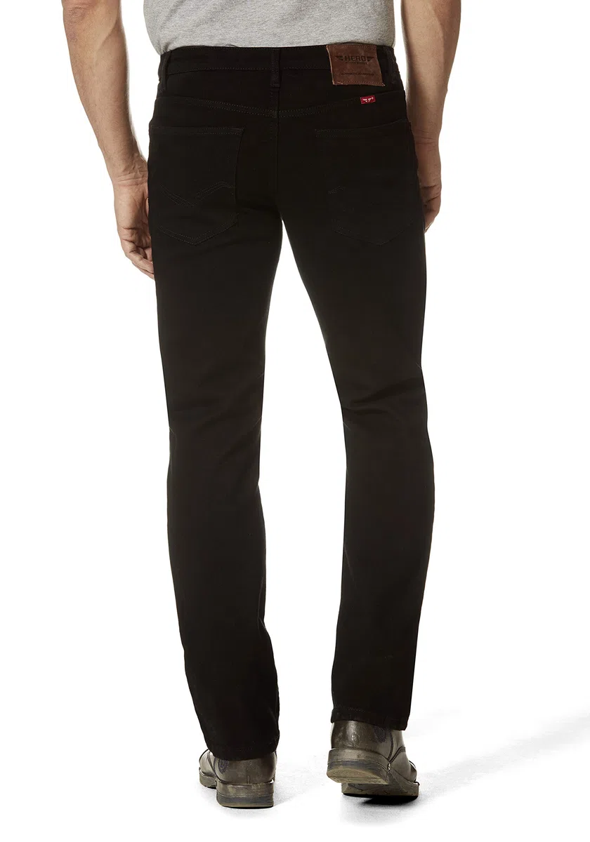 HERO BY JOHN MEDOOX Denver Herren 5-Pocket-Jeans Straight Fit Denim/Jeans clean wash gerade lang