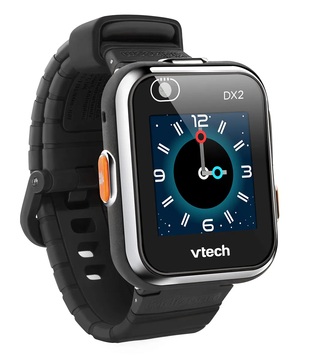 VTech KidiZoom Smart Watch DX2 schwarz – Kinderuhr mit Touchscreen, Zwei Kameras für Selfies und vielem mehr – Für Kinder von 5-12 Jahren