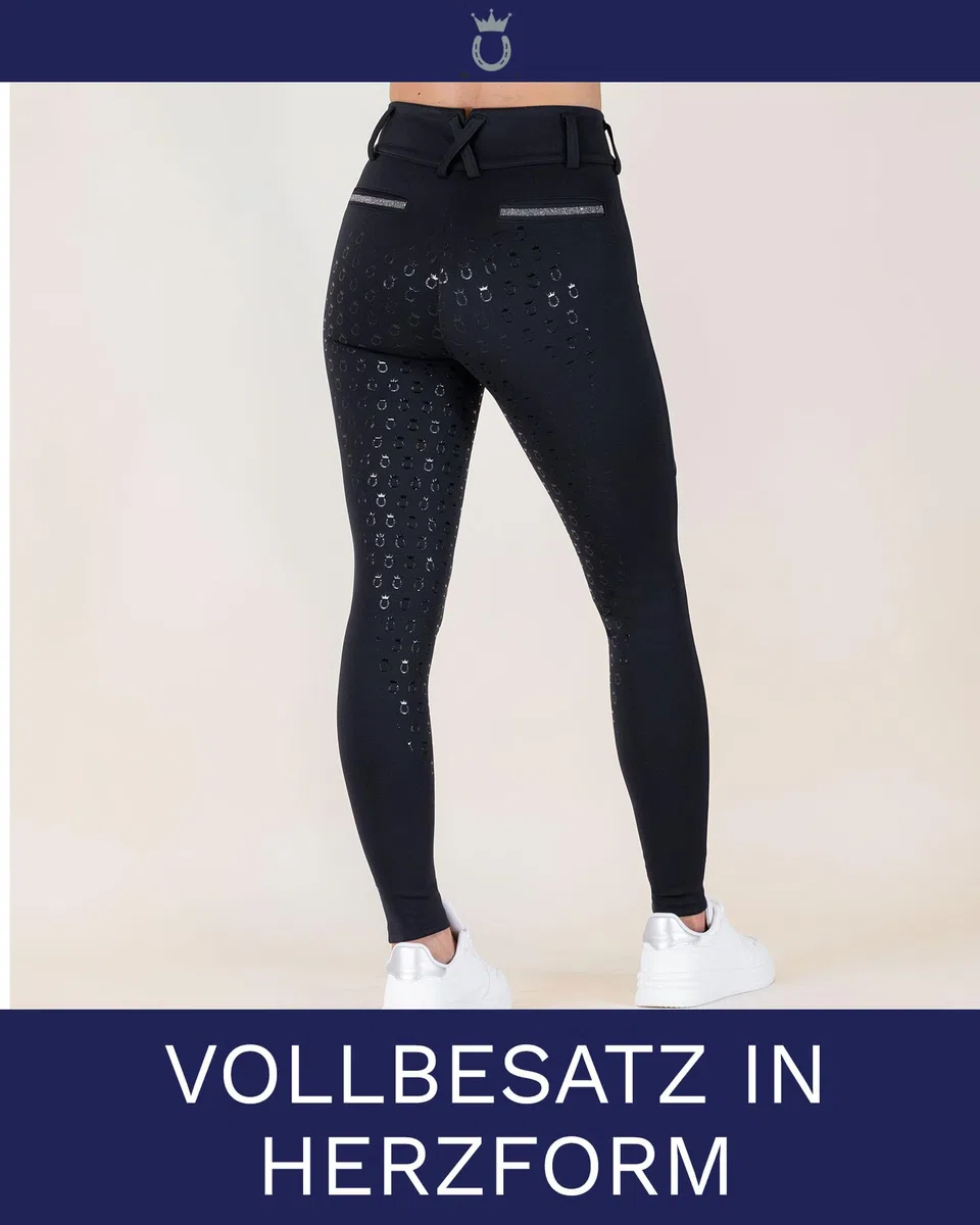 Royal Horsemen Reithose – Silikon Vollbesatz – Damen & Mädchen – Mit Handytaschen & Gürtelschlaufen – Highwaist, Shaping-Effekt Gr. XXS-XL