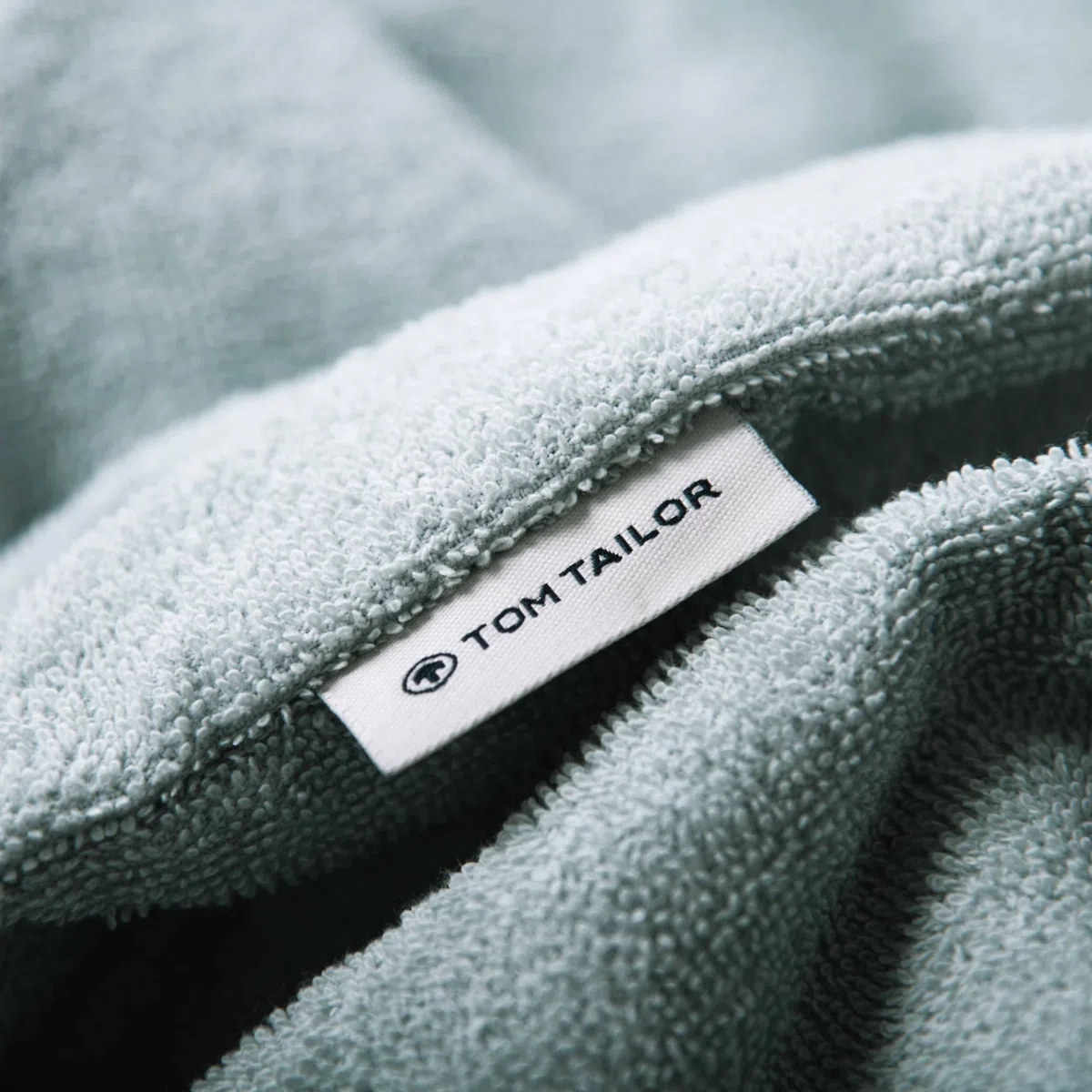 TOM TAILOR Junior Surf Poncho, 140-158cm, 100% Baumwolle/Frottier, UNI Türkis (Fresh Sage)