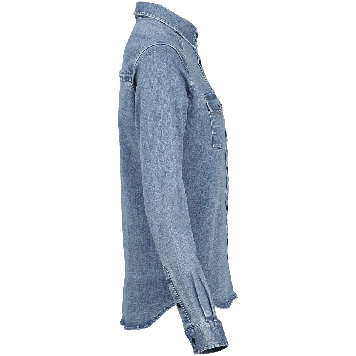 IXS Girls Langarmhemd Carve Digger Organic Denim Blau Gr. L