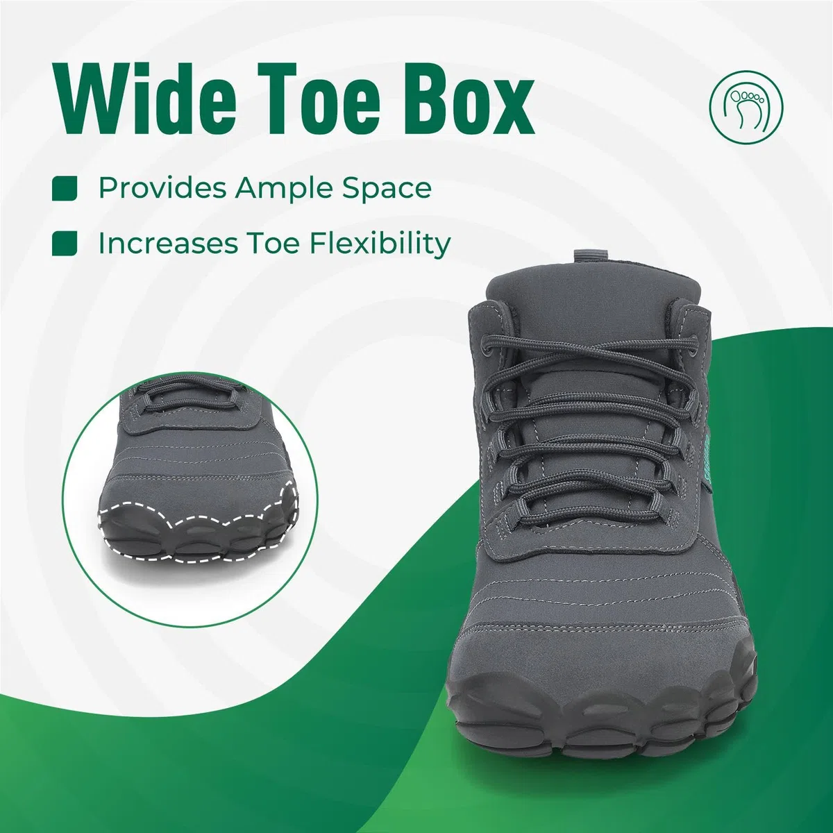 SAGUARO Barfußschuhe Herren Barfuss Schuhe Damen Barfusschuhe Leicht Zehenschuhe Bequem Fitnessschuhe Barefoot Shoes mit Zero-Drop Sohle, EU Gr.36-48