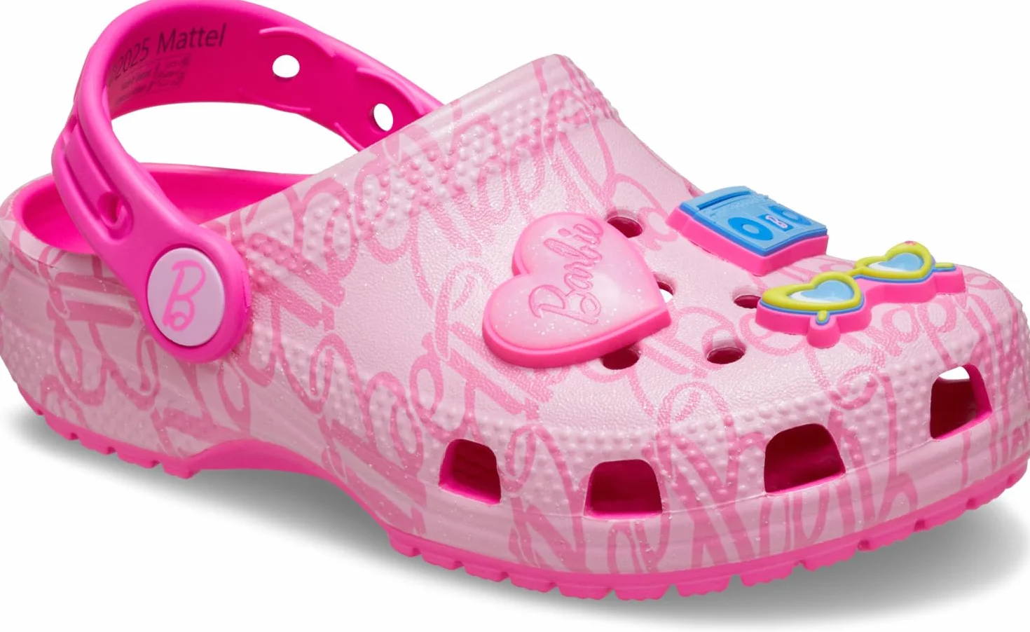 Crocs Unisex Kinder Mattel Pink Barbie Classic Clog T