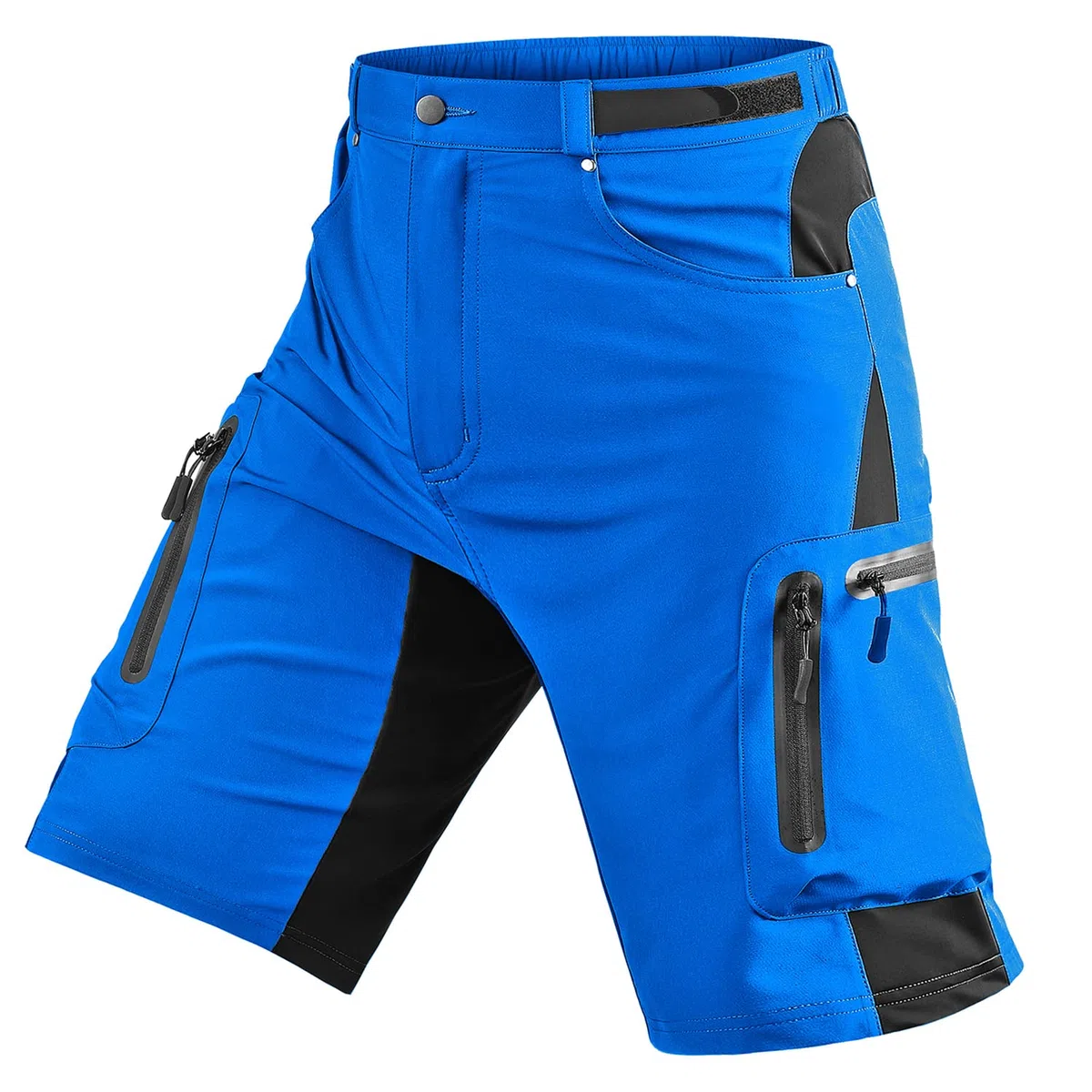 MTB Hose Herren Fahrradhose, Schnelltrocknende MTB Shorts Herren Mountainbike Hose Radhose, Bike Shorts mit Verstellbaren Klettverschlüssen