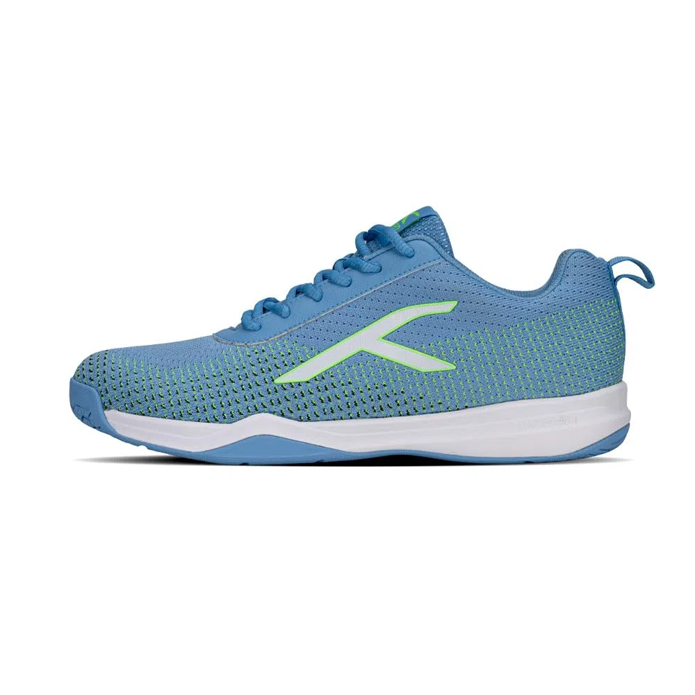HUNDRED Blade Lite Non Marking Badminton Shoes | Unisex | Material: Knitted Upper & Rubber Sole| Perfect for Squash, Table Tennis, Volleyball, Basketball