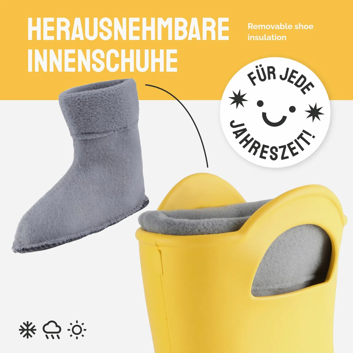 Ladeheid Damen federleichte Eva Gummistiefel Winter Regenschuhe gefüttert LA-CA-12