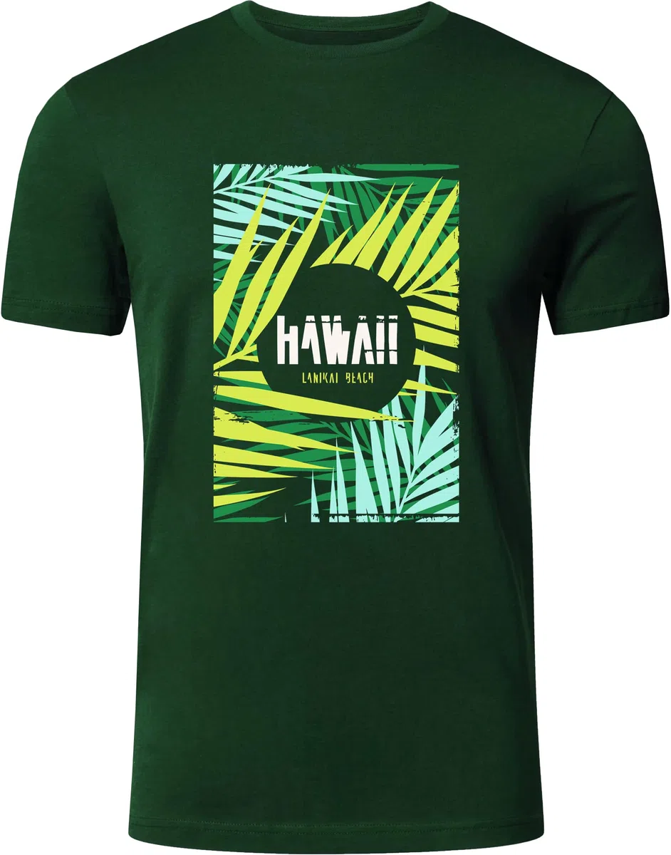 FULL TIME SPORTS Herren T-Shirt 4er Pack, 100% Baumwolle, Kurzarm, Rundhals, Bedruckt PRINT-003