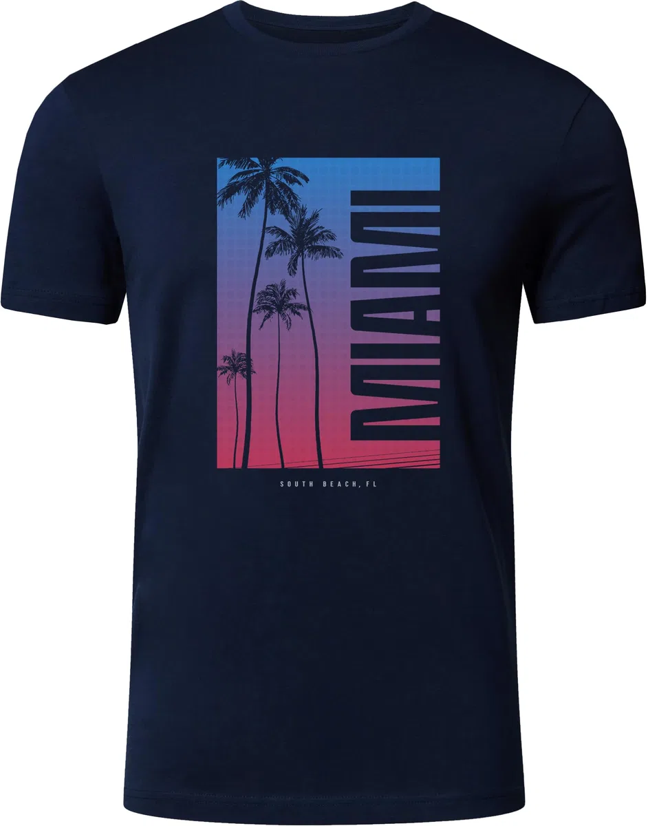 FULL TIME SPORTS Herren T-Shirt 4er Pack, 100% Baumwolle, Kurzarm, Rundhals, Bedruckt PRINT-003