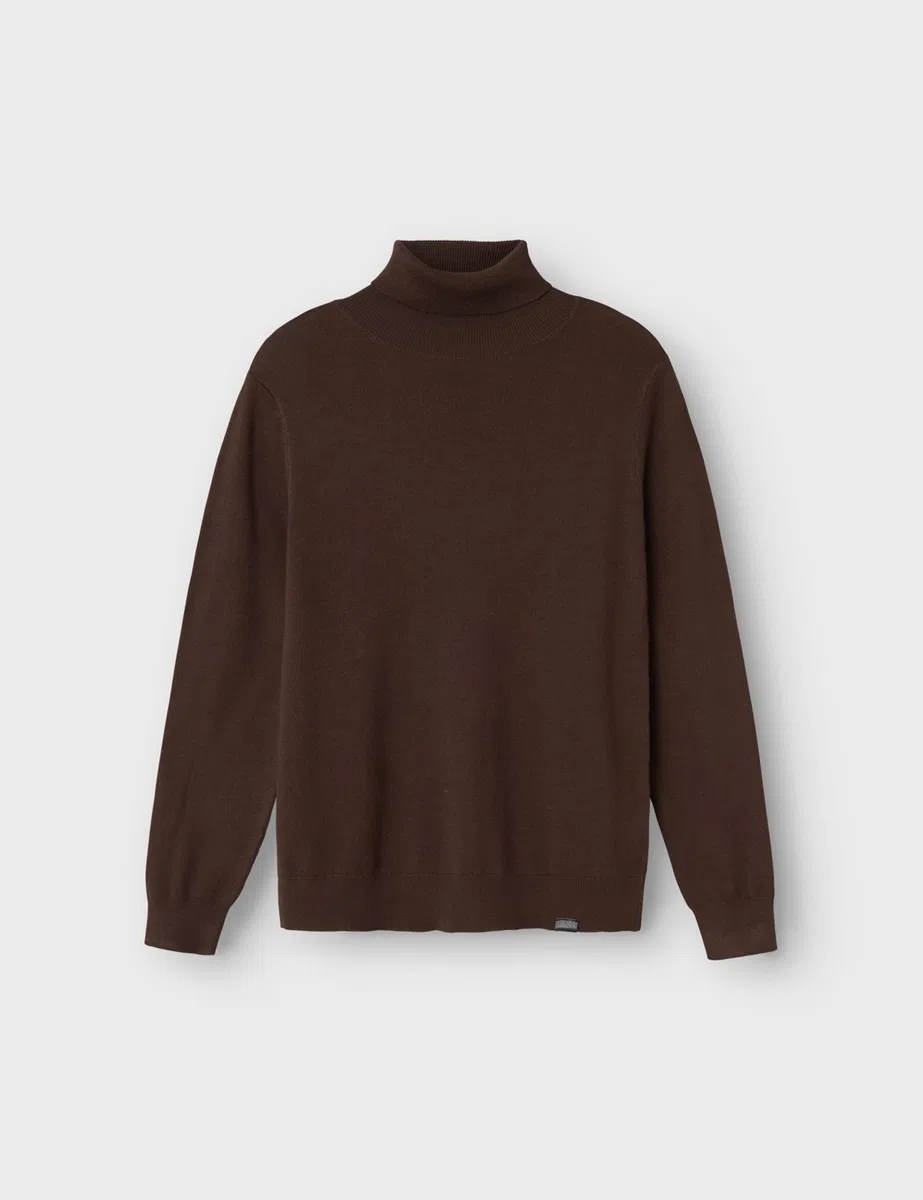 Name IT Jungen Nkmromil Ls Rollneck Knit Strickpullover (1er Pack)