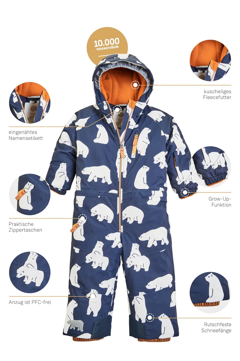 first instinct by killtec Unisex Fisw 33 Mns Onpc Skioverall/Schneeanzug mit Kapuze, wasserdicht