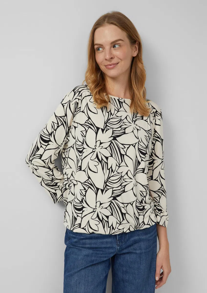 s.Oliver 3/4-Arm Shirt im O-Shape