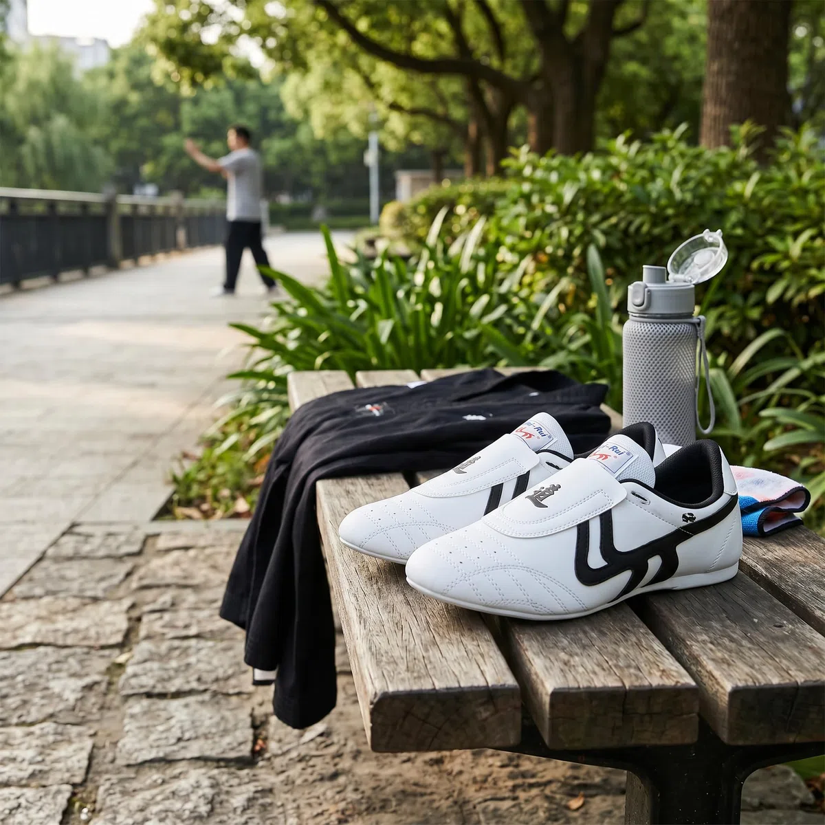 Taekwondo Schuhe, Sport Boxen Kung Fu Taichi Schuhe für Männer und Frauen Kinder Taekwondo Schuhe