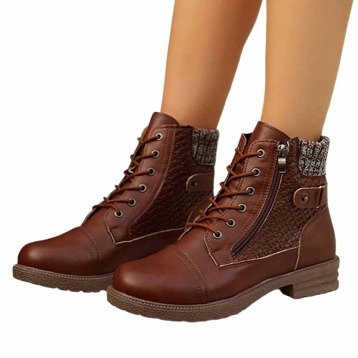 Generisch Reitstiefel Kinder Wasserdichte für Kinder, Damen und Herren Classic Reitstiefelette Reitschuhe Kunstleder Unisex Boots Soft Stiefeletten Reitsportschuhe