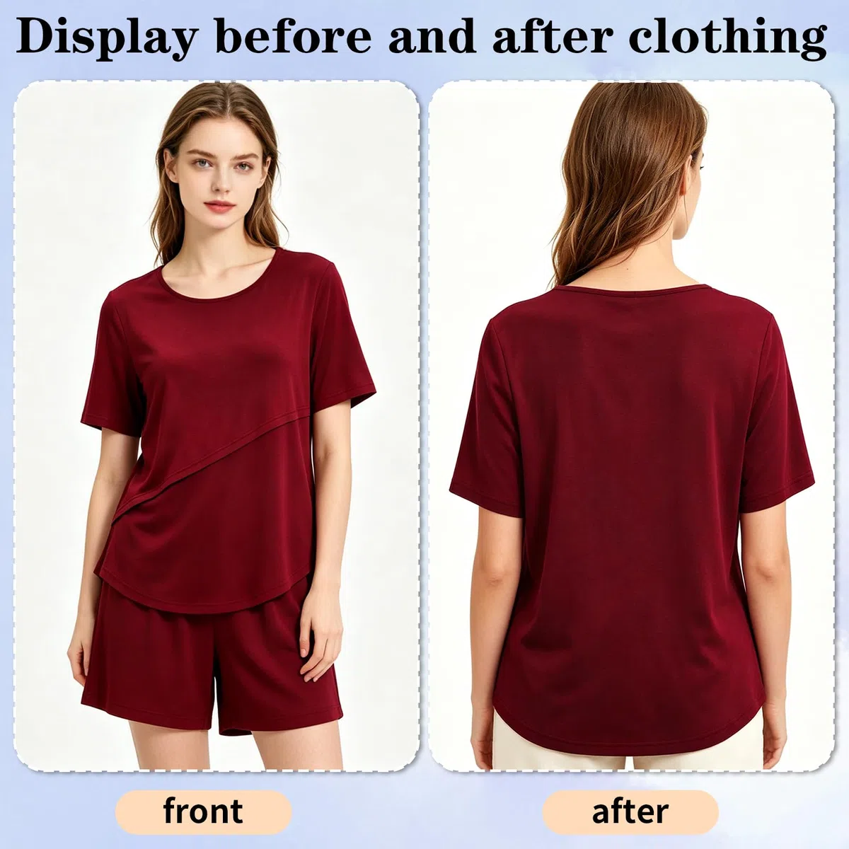 GEEKEO 3er Pack Stilltops Damen, Mode Seitenschlitze Stilltee Kurzen Umstandsmode, Soft Nursing Top für Schwangere, Sommer Damen Stilltop für Schwangere
