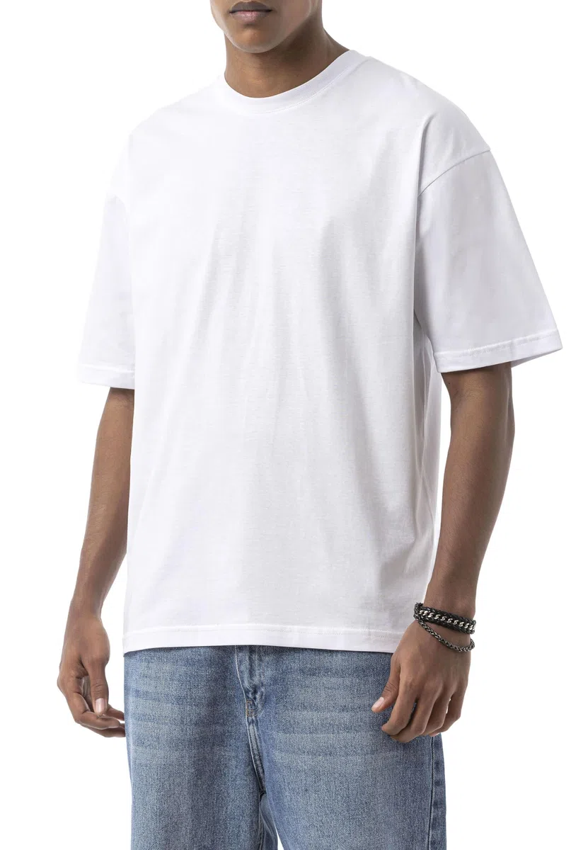 3er Pack Oversized T-Shirts – Klassisches Basic Shirt aus Baumwolle – Kurzarm, Rundhals – Ideal für Alltag, Freizeit & Streetwear