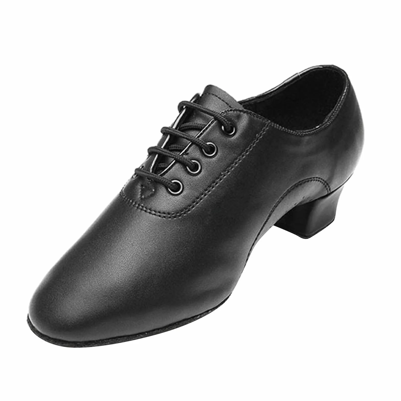 Kinder Jungs Schuhe Moderne Tanzschuhe Ballsaal Lateinische Tanzschuhe Einfarbige Lederschuhe zum Schnüren Schneestiefel 37