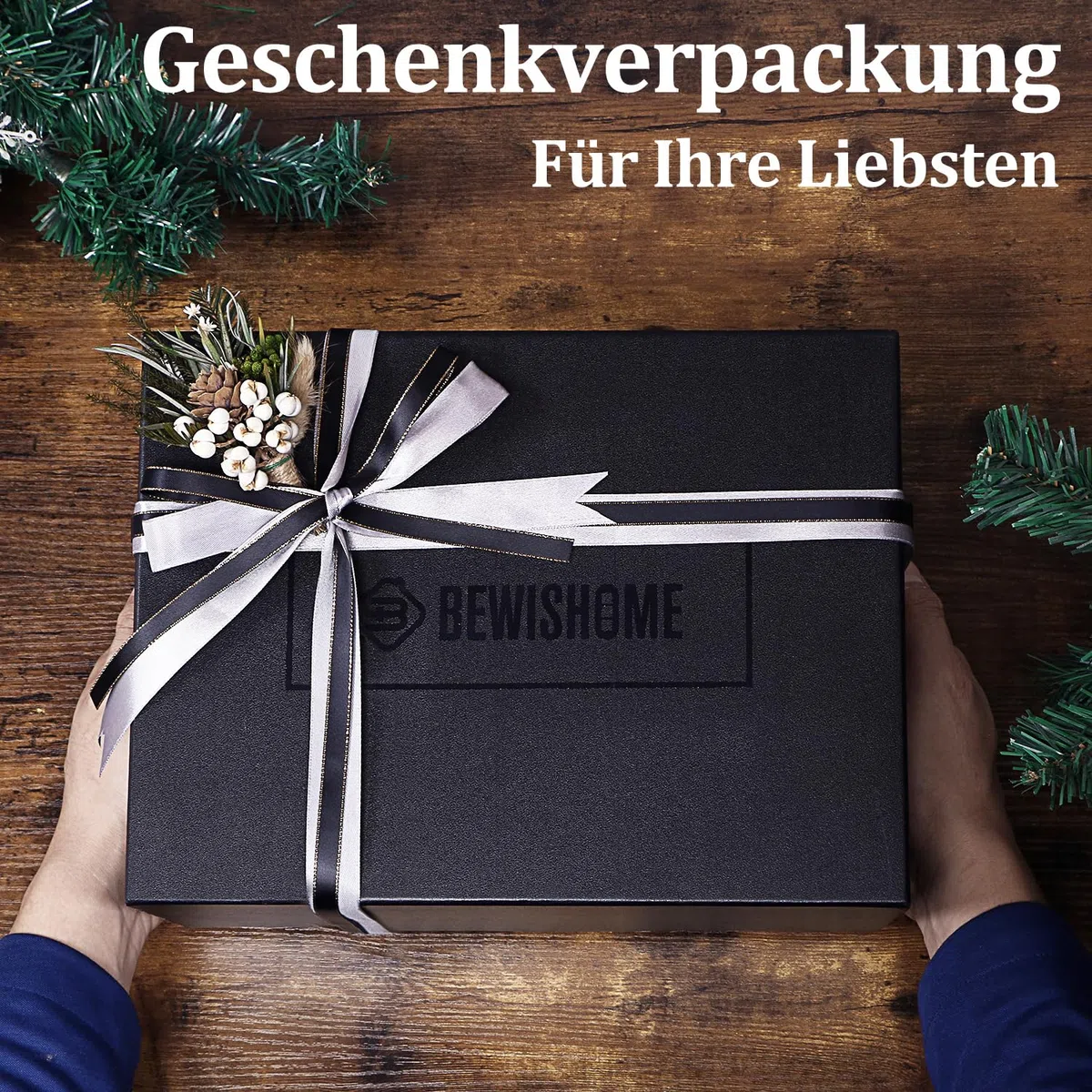 BEWISHOME Uhrenbox Organizer 20 Fächer Uhrenbox Herren Display Aufbewahrungsbox Metallscharnier Weißes PU-Leder Glasdeckel Großer Uhrenaufbewahrung, Uhrenkasten Damen, Weiß ESSH04W