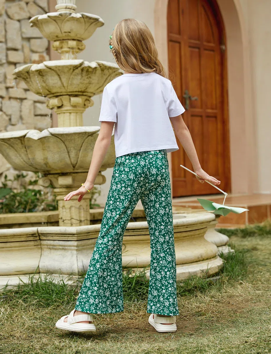 PATPAT Mädchen Outfit Hosen Geburtstag