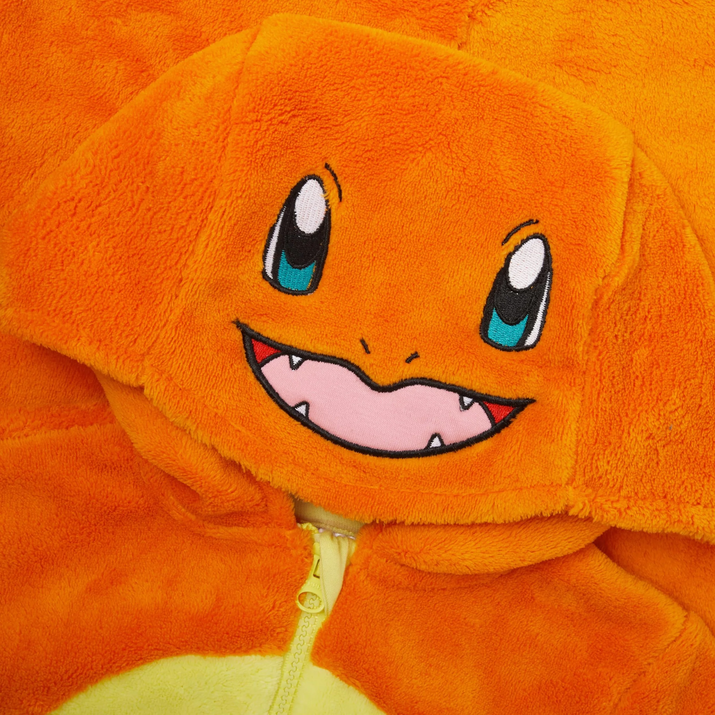 Pokemon-Einteiler mit Kapuze für Jungen oder Mädchen, Evoli, Gengar, Glumanda, Pikachu, Relaxo, Schiggy, Alter 3-12 Jahre