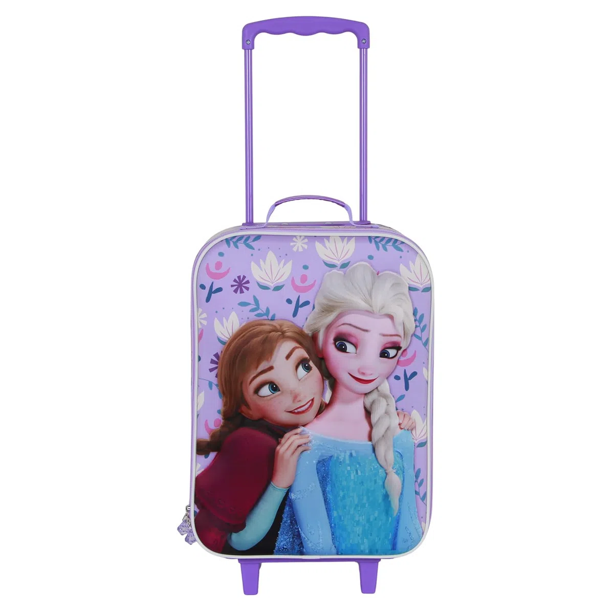Disney Die Eiskönigin 2 (Frozen 2) Beauty-Soft 3D Trolley-Koffer, Lila, 17 x 33 x 52 cm, Kapazität 26 L