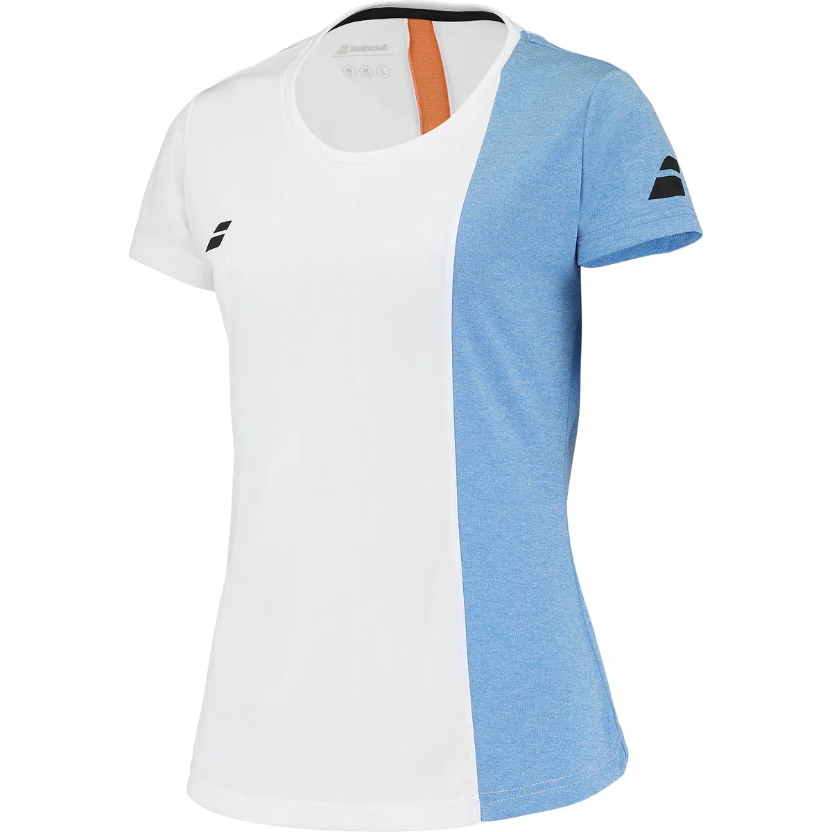 Babolat, T-Shirt Modell Play Cap, für Mädchen, Elastisches Material, V-Ausschnitt, Kurze Ärmel, Ideal für Training und Wettkampf, Geeignet für Einzelspieler und Teams