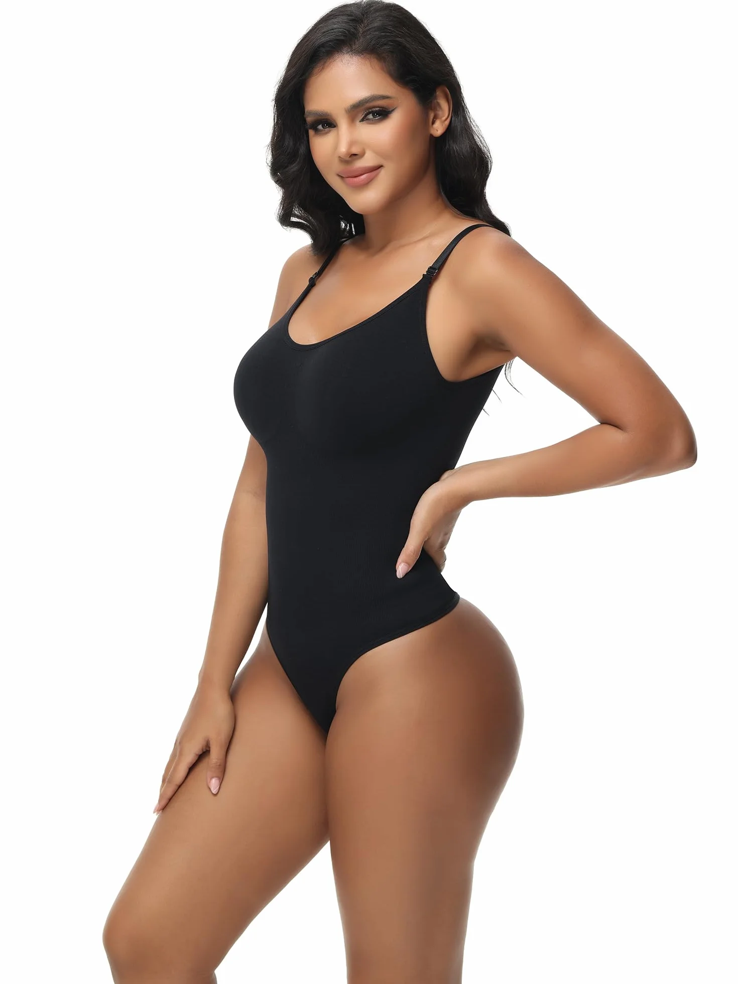 Breampot Shapewear Damen Bauchweg Bodysuit Formender Vielseitige Body Shper Frauen atmungsaktiven Materialien mit Verstellbarer Schultergurt
