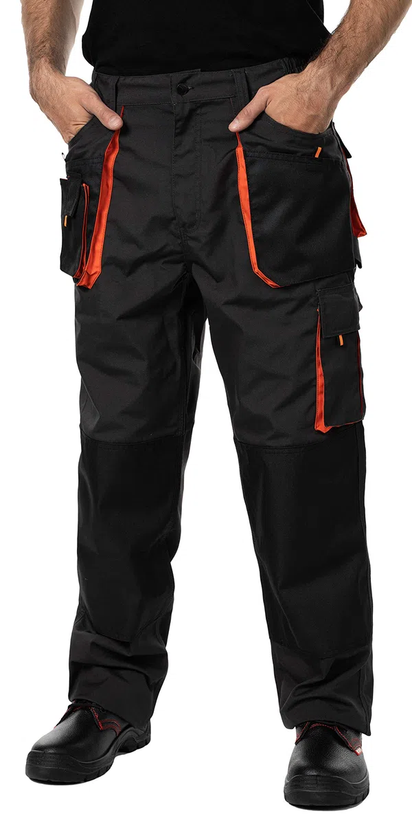 MAZALAT work wear Arbeitshose für Herren, mit Kniepolstertaschen, Arbeitshose, mehrere Taschen, große Größe S – XXXL, Herrenbekleidung