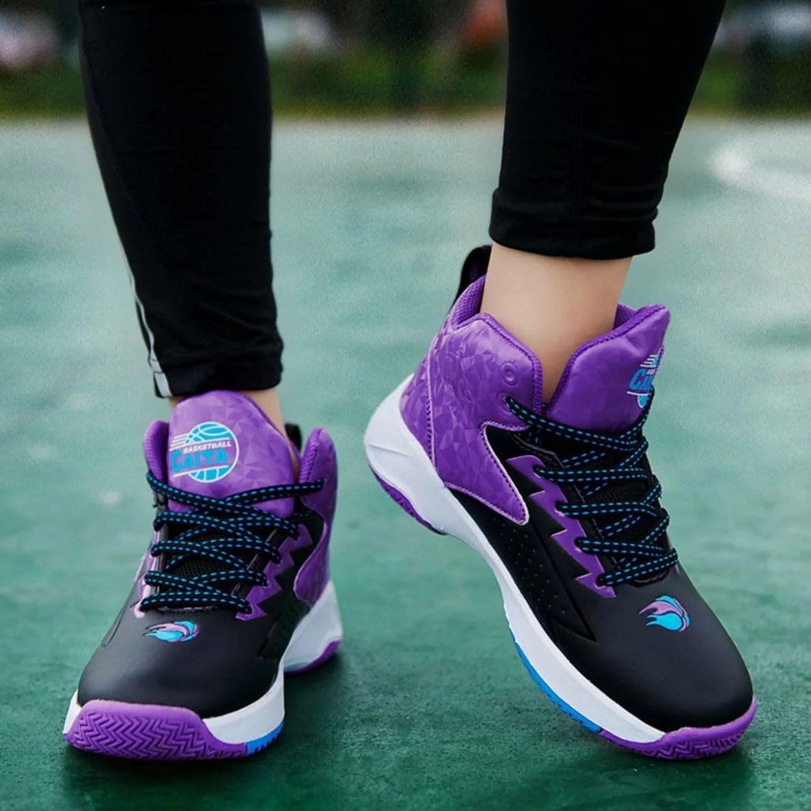 Kinder-Basketball-Schuhe Jungen-Basketball-Schuh Mädchen-Basketball-Trainer Kinder-Sportschuhe Sport-Laufschuhe