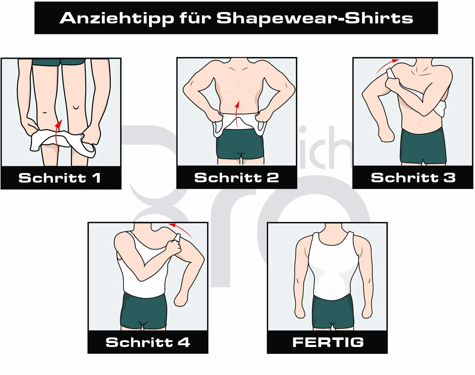 UnsichtBra Shapewear Unterhemd Herren | Bauchweg Unterhemd | Kompressionsshirt/Body Shaper Funktionsshirt | Compression Shirt Slimming – Weiß, Beige, Schwarz