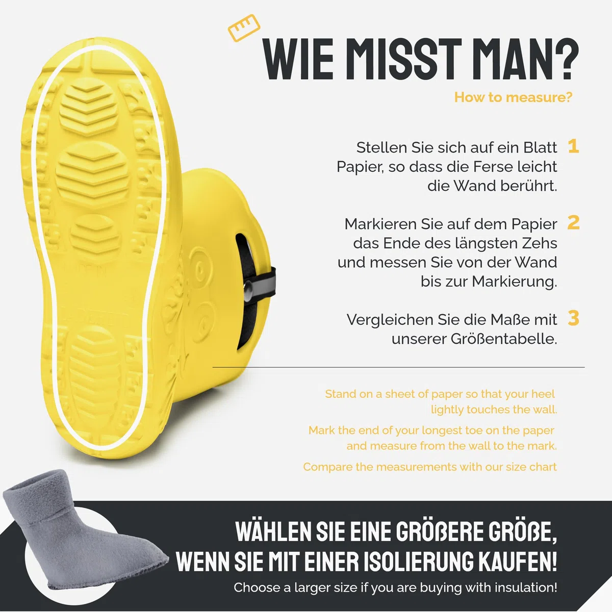 Ladeheid Damen federleichte Eva Gummistiefel Winter Regenschuhe gefüttert LA-CA-12