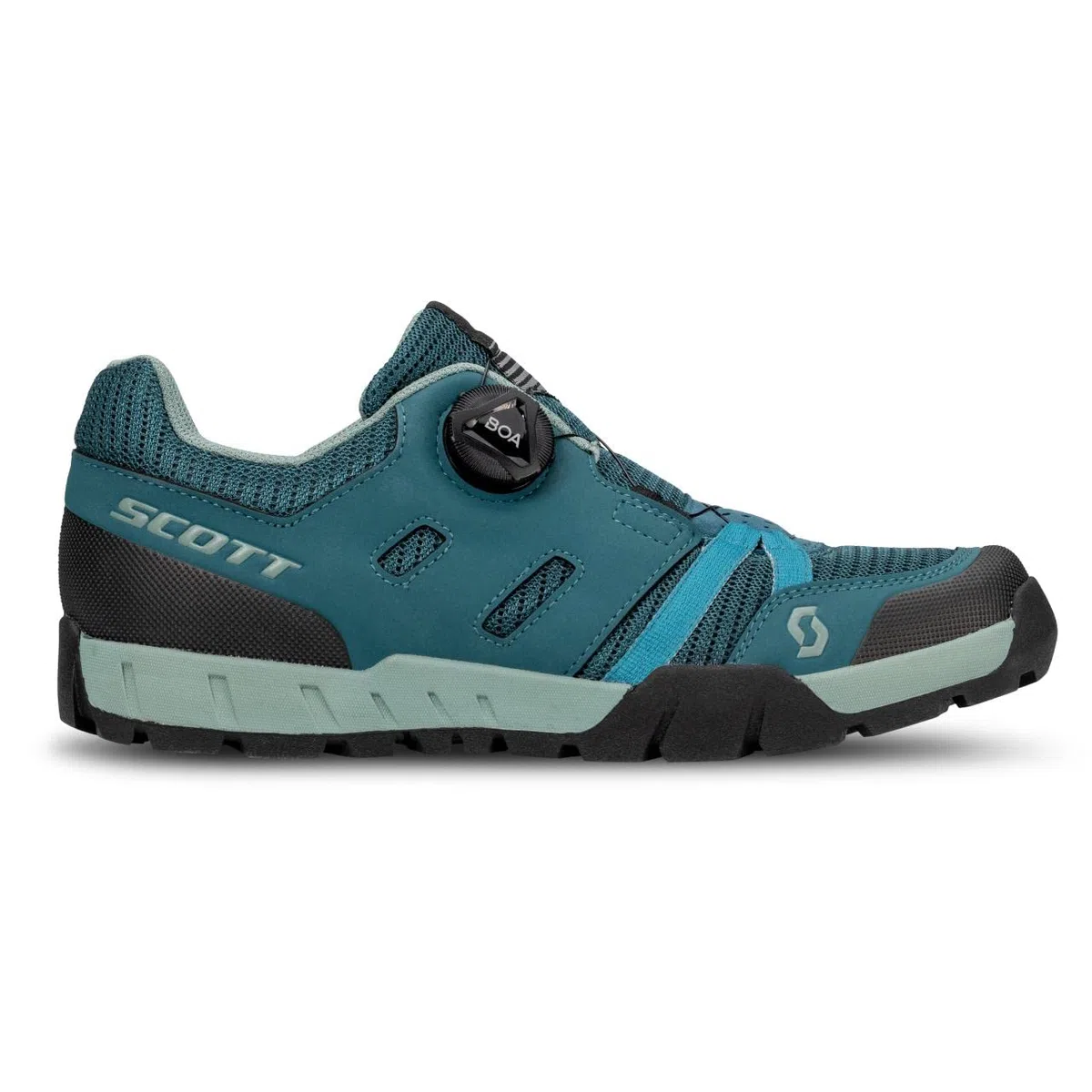 Scott Sport Crus-r Flat Boa Damen MTB Trekking Fahrrad Schuhe Petrol grün 2026