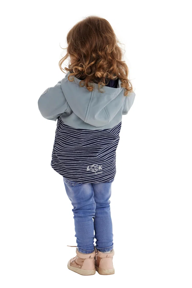 Killtec Kinder Softshelljacke Softshell Jacke mit Kapuze Mini Softshelljacke wasserabweisend