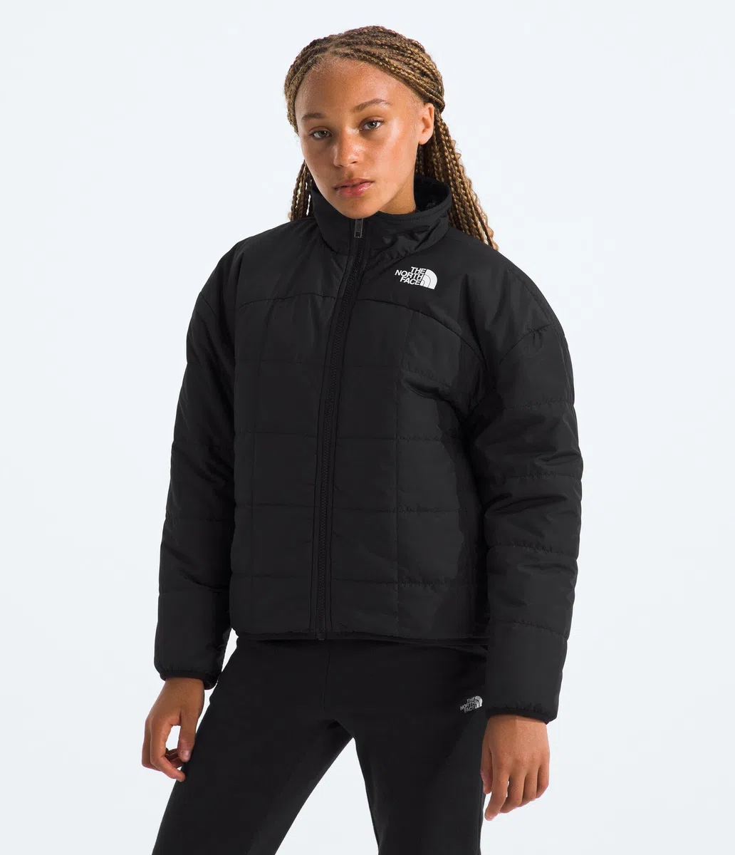 The North Face Reversible Shasta Full Zip Jacke für Kinder, Tnf Black, 10 Jahre