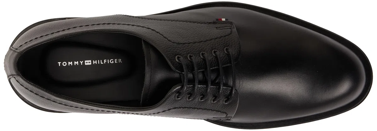 Tommy Hilfiger Herren Derby Schuhe Corporate aus Leder