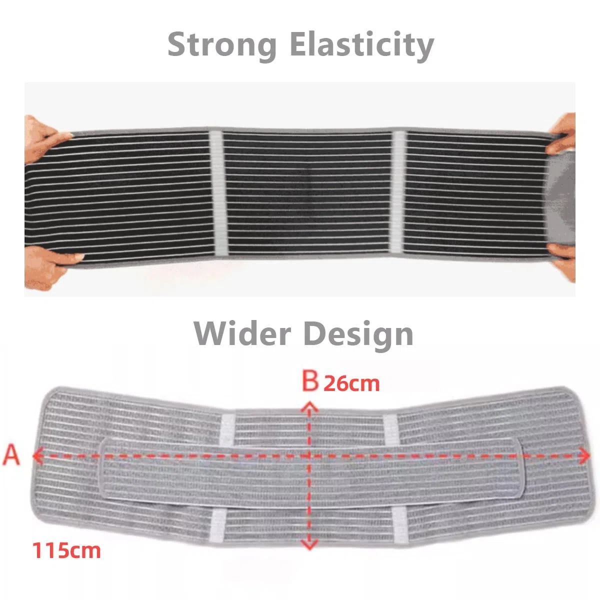 Sunveno Postpartum Belly Wrap, Bauchgurt nach Geburt für Rückbildung nach Schwangerschaft, Verstellbare Bauchstütze nach Kaiserschnitt, Wochenbett Bauchband Damen (S/M)