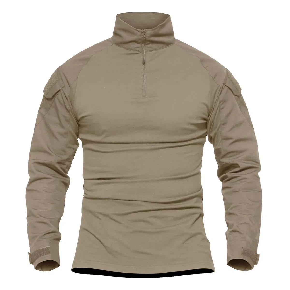 TACVASEN Slim Fit Herren Baumwollhemd Outdoor Military T-Shirt mit Tasche