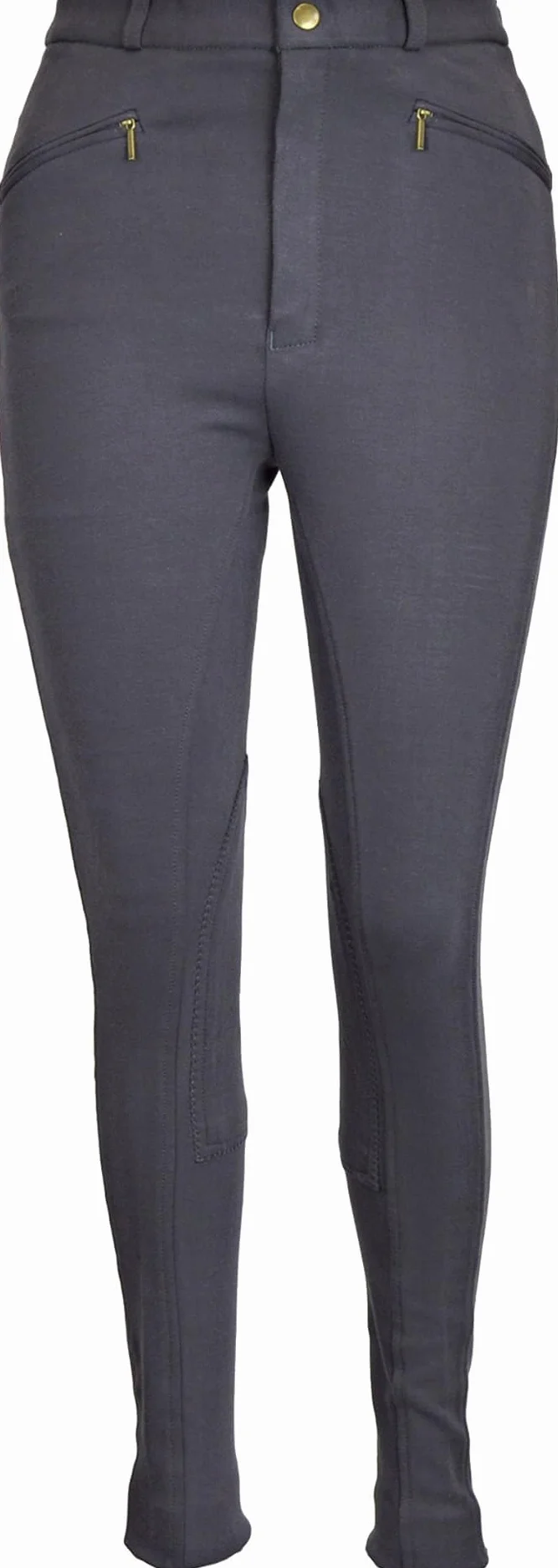 Jodhpurs Jods Reithose für Herren, weich, elastisch, grau